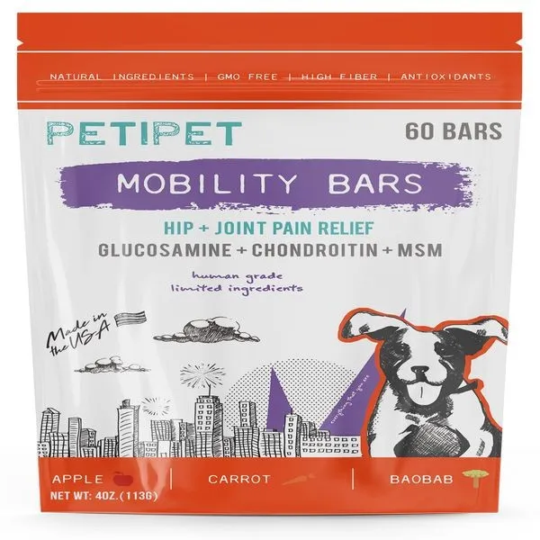 4oz Petipet Mobility Bars- Hip & Joint Pain Relief - Health/First Aid